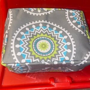 NWT  Paisley, Aztec pattern cosmetic/pencil/accessory bag G3